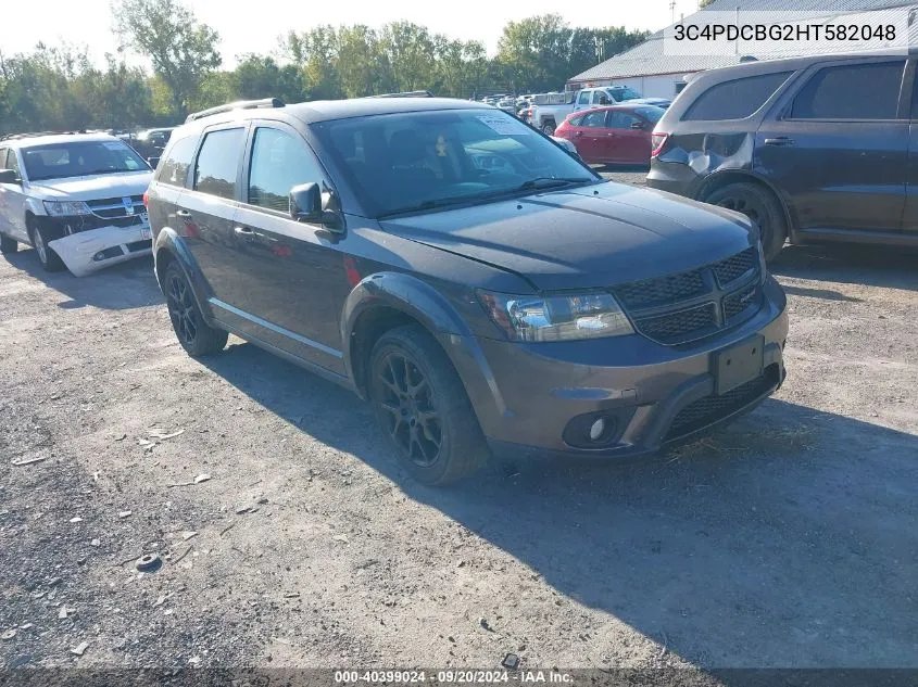 2017 Dodge Journey Sxt VIN: 3C4PDCBG2HT582048 Lot: 40399024