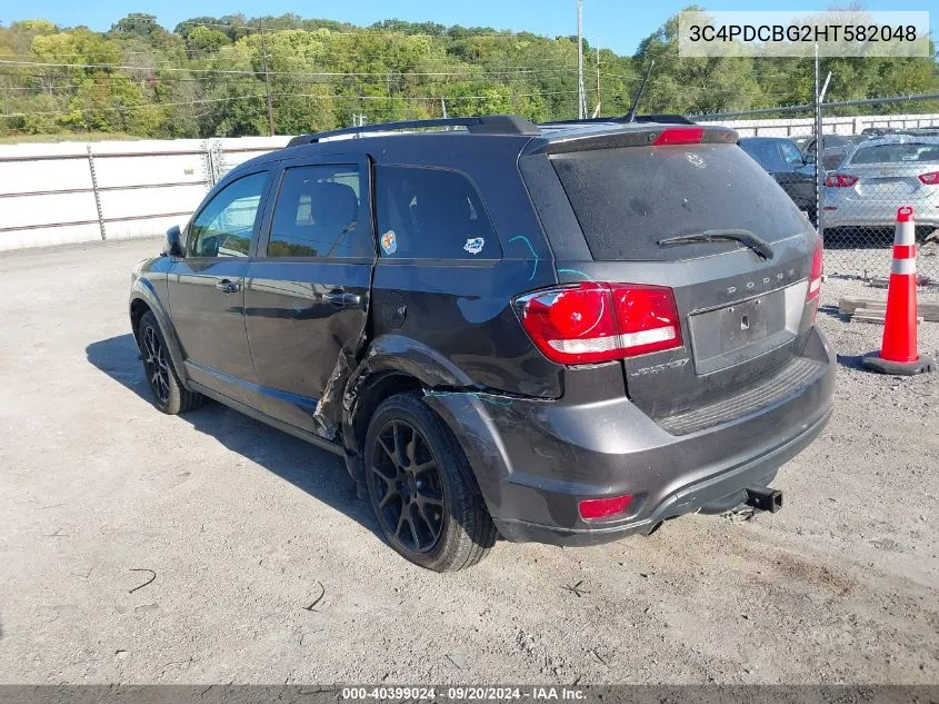 2017 Dodge Journey Sxt VIN: 3C4PDCBG2HT582048 Lot: 40399024