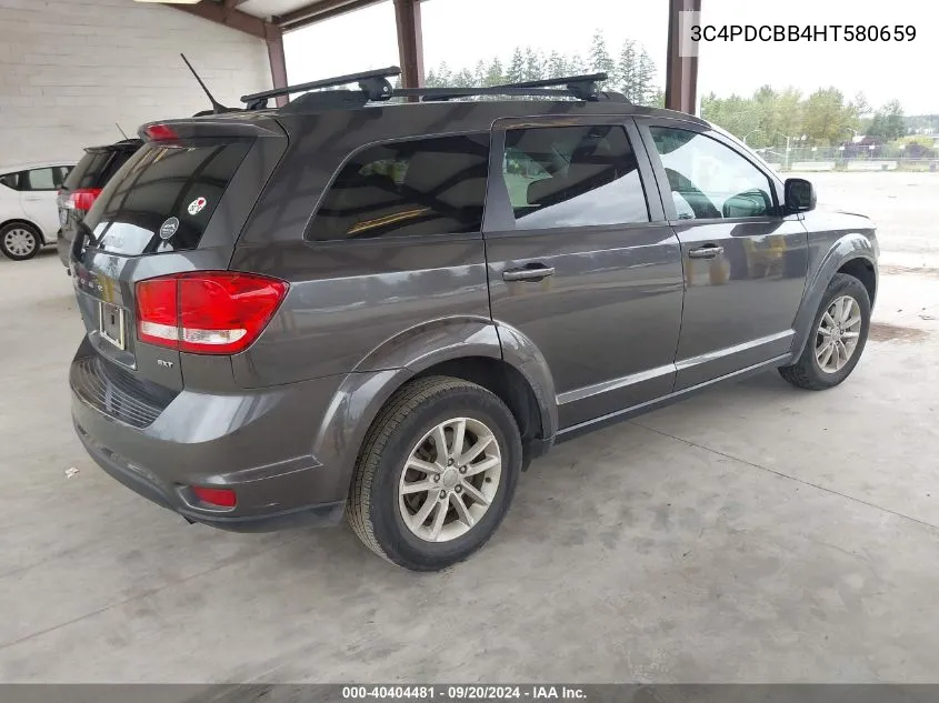 2017 Dodge Journey Sxt VIN: 3C4PDCBB4HT580659 Lot: 40404481