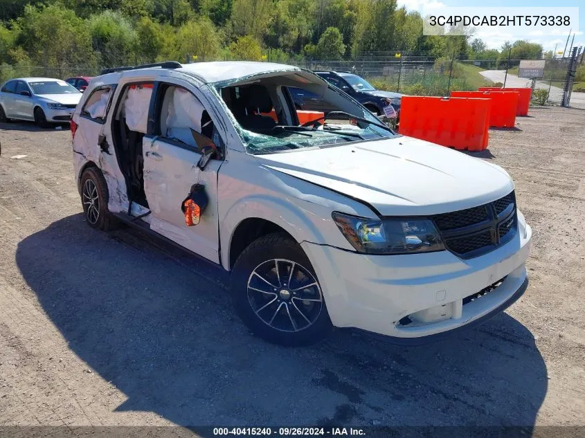 2017 Dodge Journey Se VIN: 3C4PDCAB2HT573338 Lot: 40415240