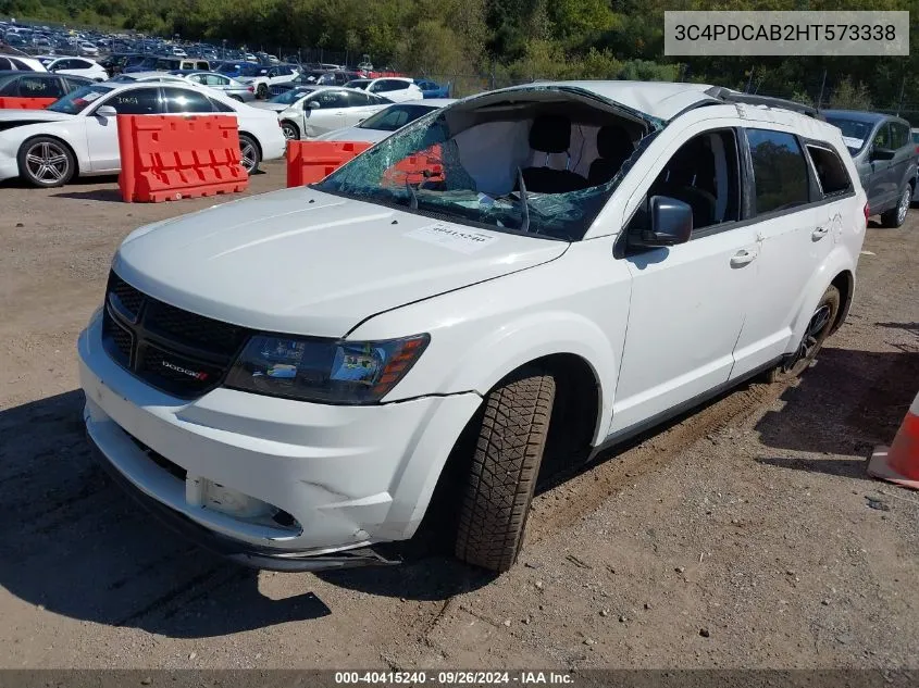 2017 Dodge Journey Se VIN: 3C4PDCAB2HT573338 Lot: 40415240