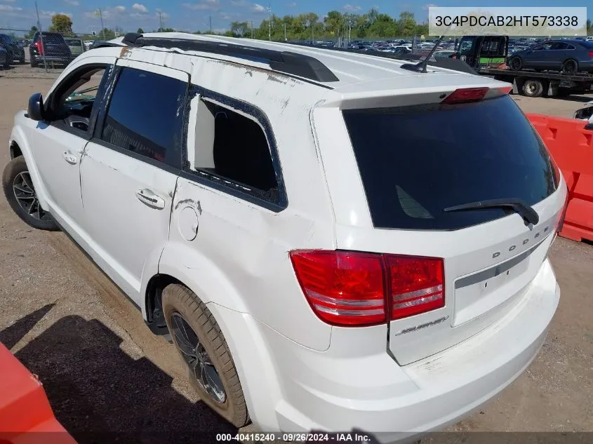 2017 Dodge Journey Se VIN: 3C4PDCAB2HT573338 Lot: 40415240