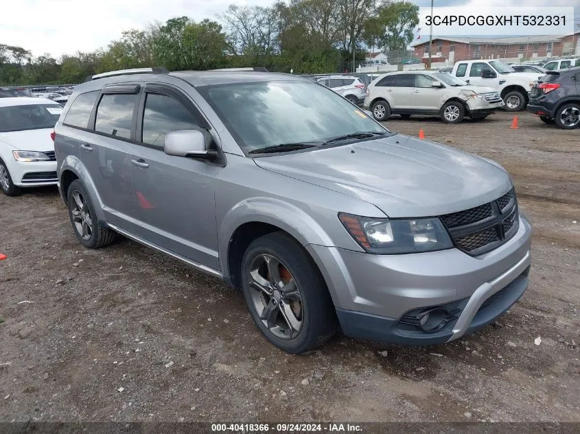 2017 Dodge Journey Crossroad Plus VIN: 3C4PDCGGXHT532331 Lot: 40418366