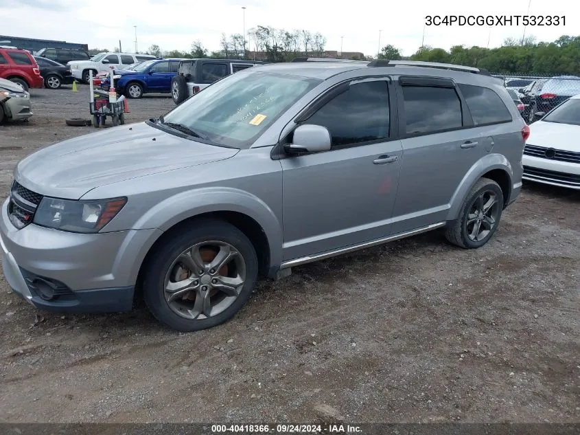 2017 Dodge Journey Crossroad Plus VIN: 3C4PDCGGXHT532331 Lot: 40418366