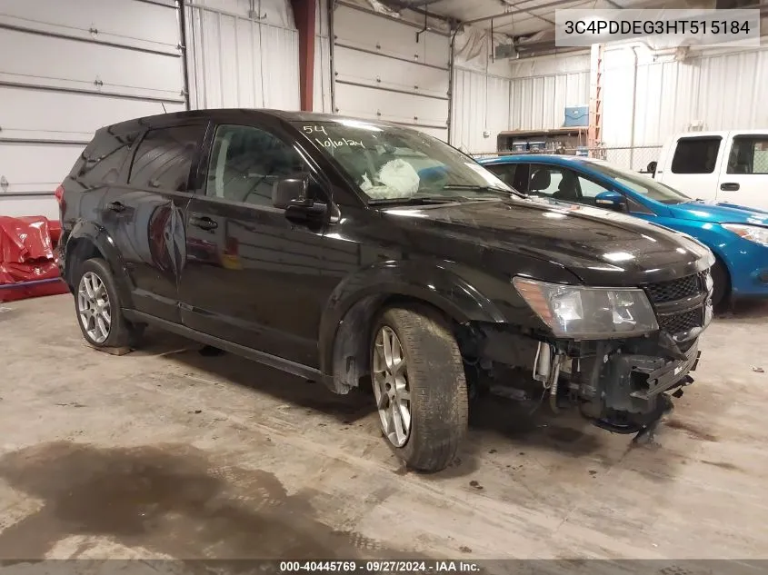 2017 Dodge Journey Gt Awd VIN: 3C4PDDEG3HT515184 Lot: 40445769