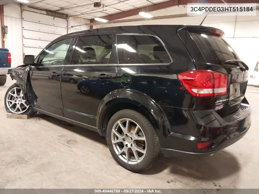 2017 Dodge Journey Gt Awd VIN: 3C4PDDEG3HT515184 Lot: 40445769