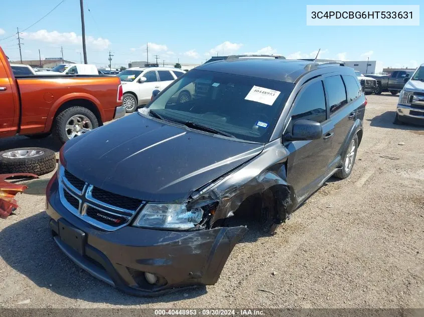 2017 Dodge Journey Sxt VIN: 3C4PDCBG6HT533631 Lot: 40448953