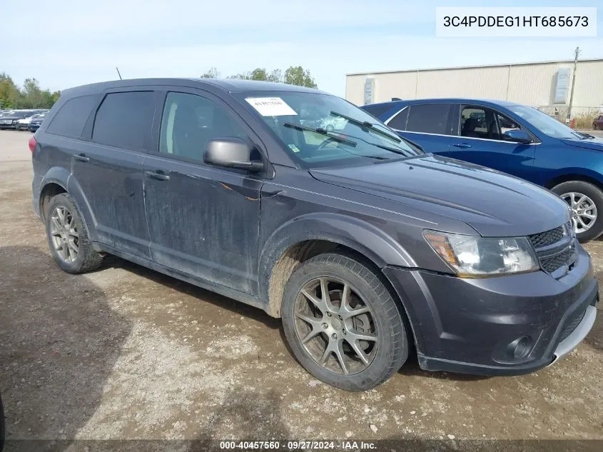 2017 Dodge Journey Gt Awd VIN: 3C4PDDEG1HT685673 Lot: 40457560