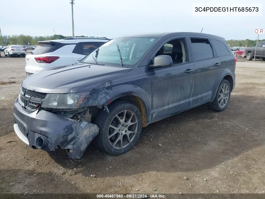 2017 Dodge Journey Gt Awd VIN: 3C4PDDEG1HT685673 Lot: 40457560