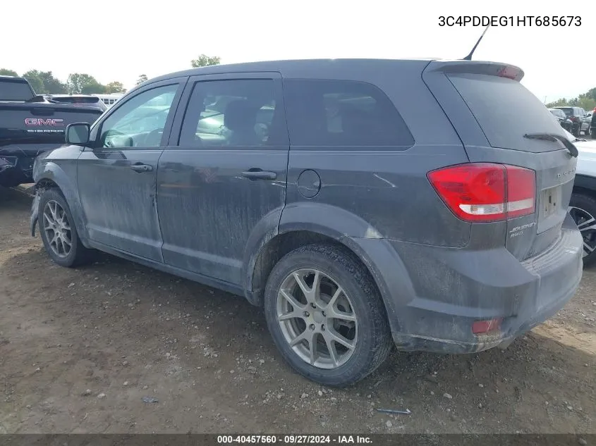 2017 Dodge Journey Gt Awd VIN: 3C4PDDEG1HT685673 Lot: 40457560