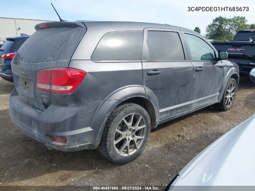 2017 Dodge Journey Gt Awd VIN: 3C4PDDEG1HT685673 Lot: 40457560