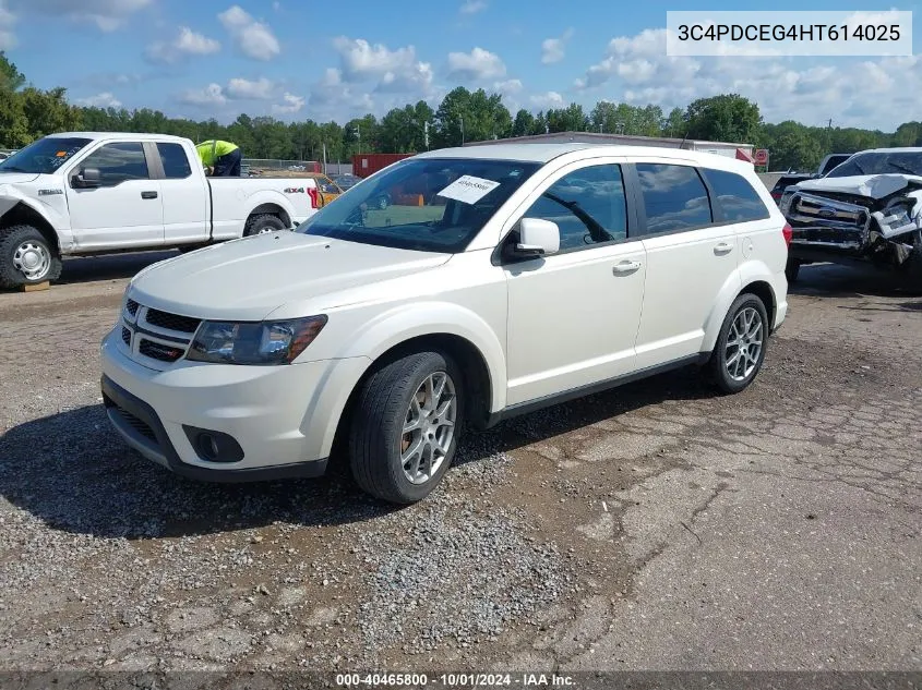 2017 Dodge Journey Gt VIN: 3C4PDCEG4HT614025 Lot: 40465800