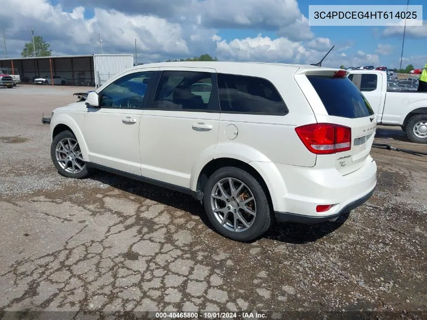 2017 Dodge Journey Gt VIN: 3C4PDCEG4HT614025 Lot: 40465800