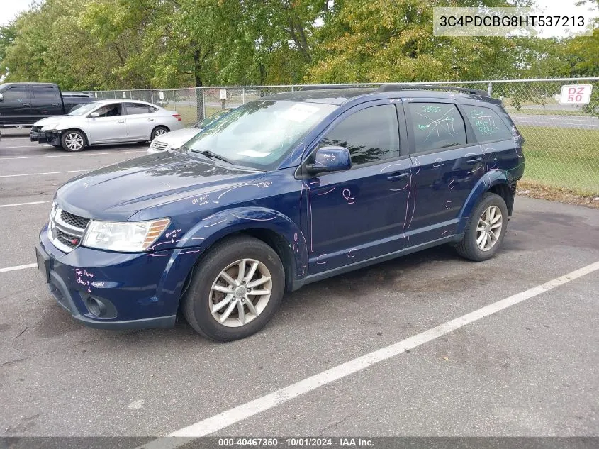 2017 Dodge Journey Sxt VIN: 3C4PDCBG8HT537213 Lot: 40467350