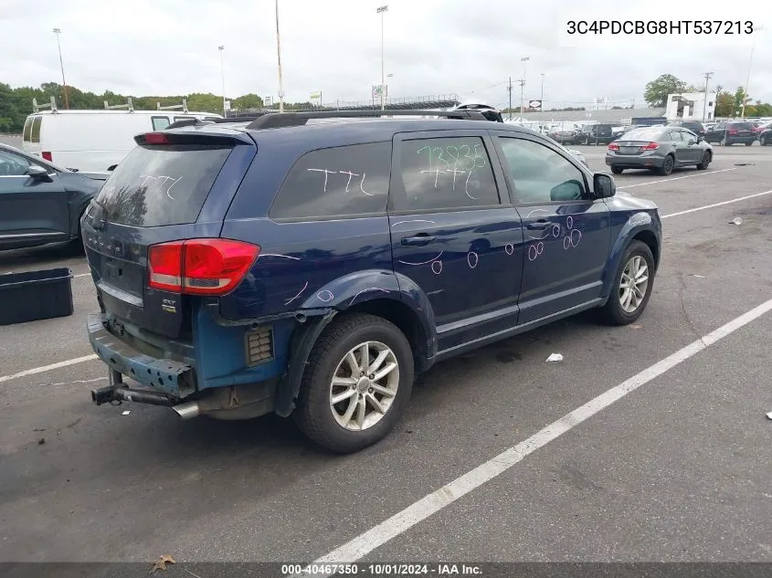 2017 Dodge Journey Sxt VIN: 3C4PDCBG8HT537213 Lot: 40467350