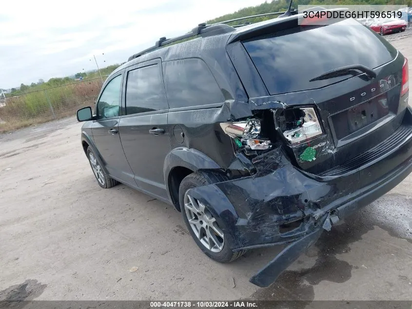 3C4PDDEG6HT596519 2017 Dodge Journey Gt Awd