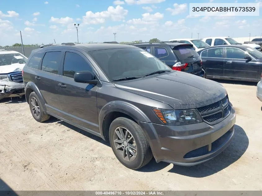 3C4PDCAB8HT673539 2017 Dodge Journey Se