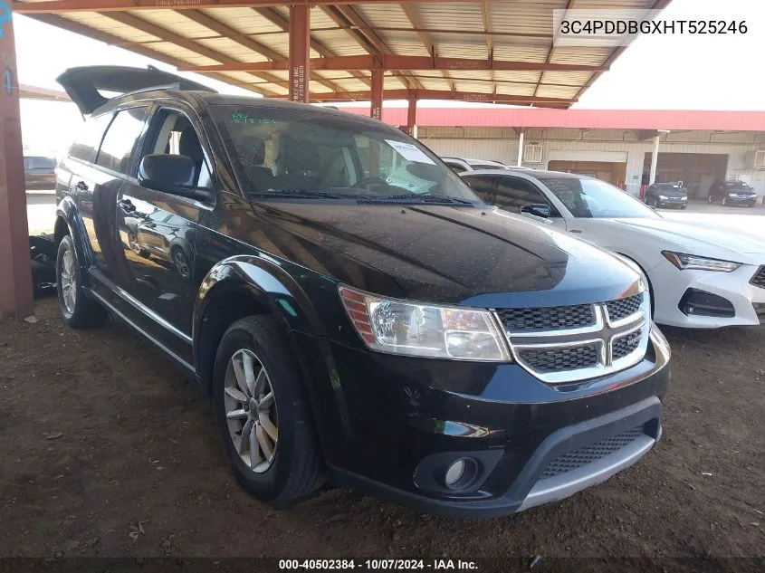 3C4PDDBGXHT525246 2017 Dodge Journey Sxt Awd