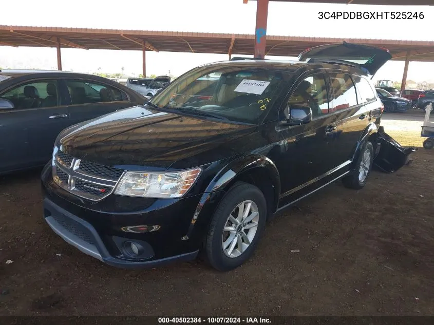 3C4PDDBGXHT525246 2017 Dodge Journey Sxt Awd