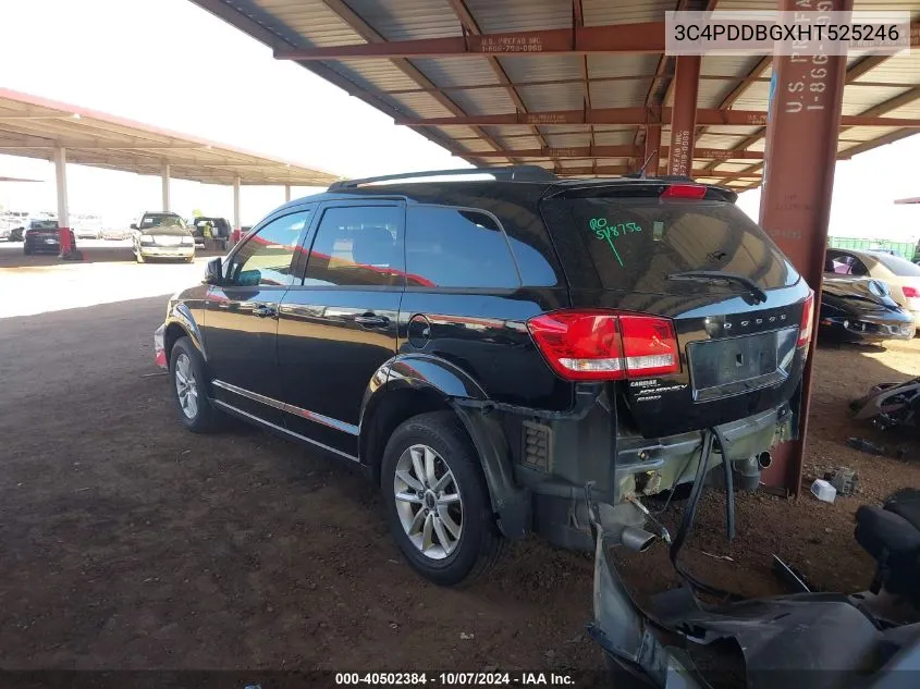 2017 Dodge Journey Sxt Awd VIN: 3C4PDDBGXHT525246 Lot: 40502384