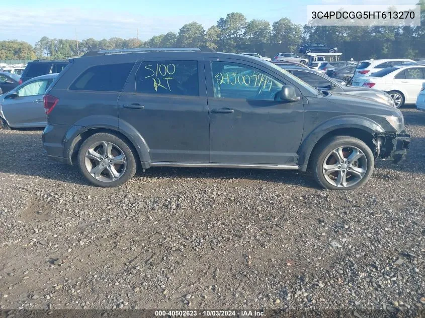 2017 Dodge Journey Crossroad Plus VIN: 3C4PDCGG5HT613270 Lot: 40502623