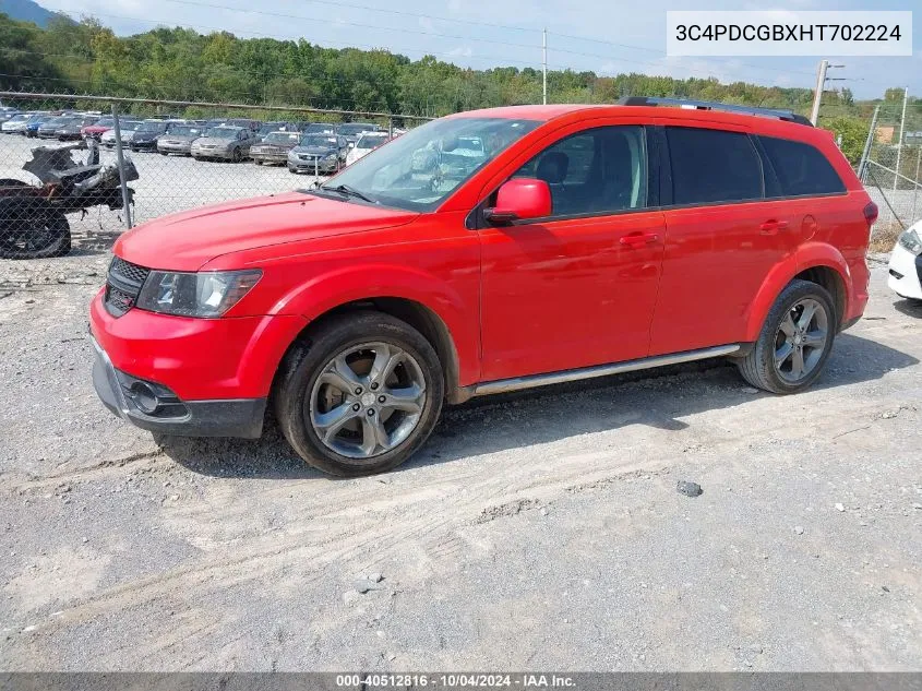 3C4PDCGBXHT702224 2017 Dodge Journey Crossroad Plus