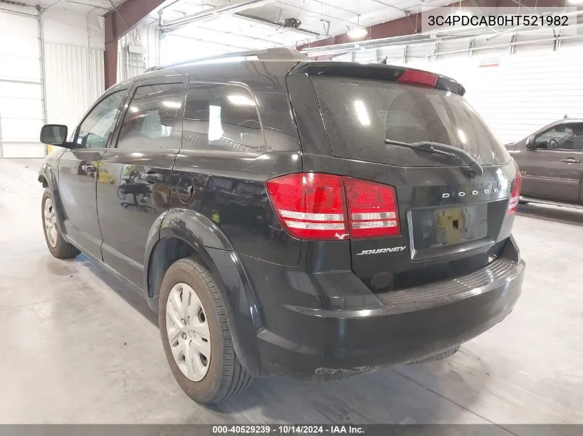 3C4PDCAB0HT521982 2017 Dodge Journey Se