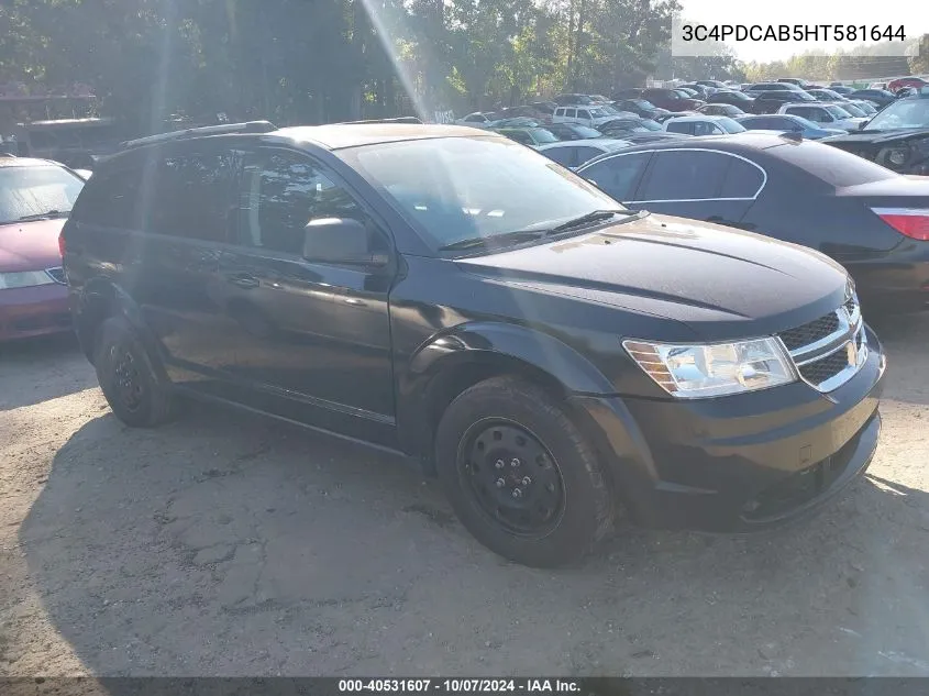 3C4PDCAB5HT581644 2017 Dodge Journey Se