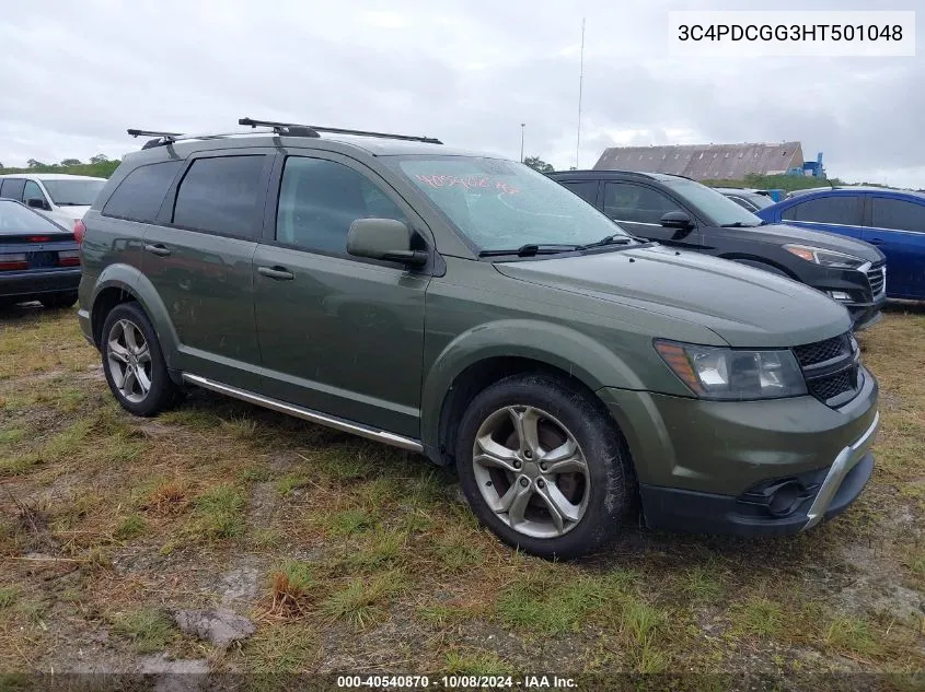 2017 Dodge Journey Crossroad VIN: 3C4PDCGG3HT501048 Lot: 40540870