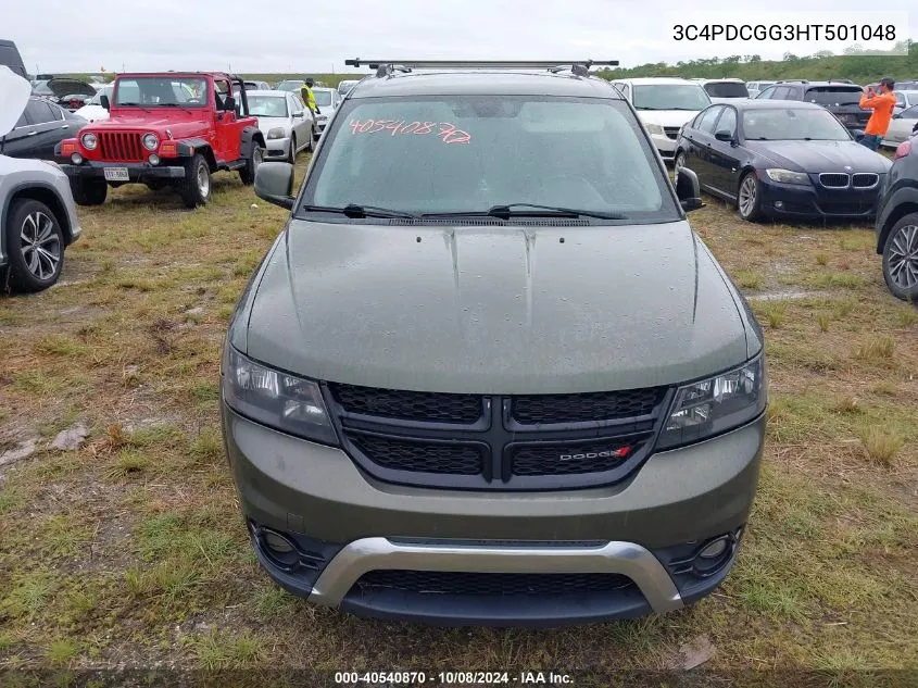 2017 Dodge Journey Crossroad VIN: 3C4PDCGG3HT501048 Lot: 40540870