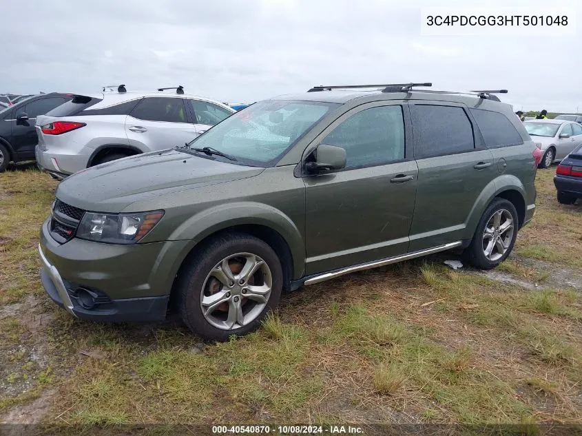 2017 Dodge Journey Crossroad VIN: 3C4PDCGG3HT501048 Lot: 40540870