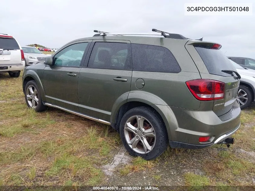 2017 Dodge Journey Crossroad VIN: 3C4PDCGG3HT501048 Lot: 40540870