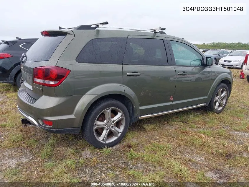 2017 Dodge Journey Crossroad VIN: 3C4PDCGG3HT501048 Lot: 40540870