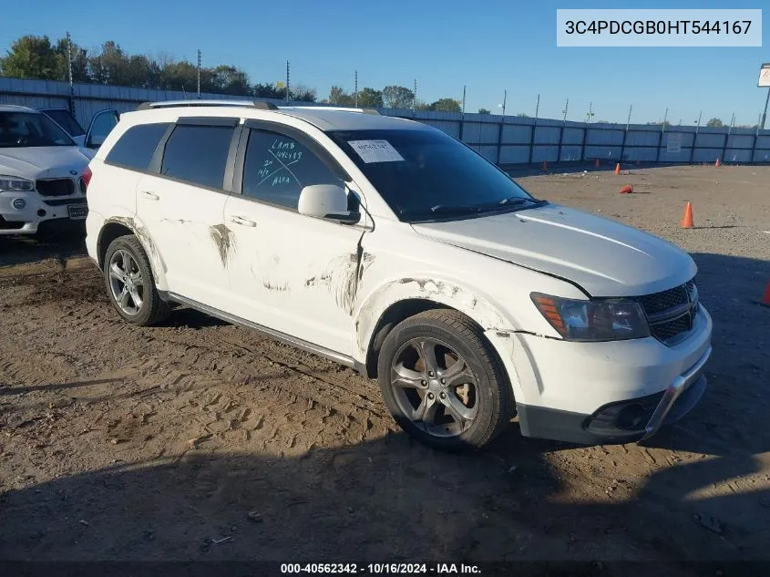 2017 Dodge Journey Crossroad Plus VIN: 3C4PDCGB0HT544167 Lot: 40562342