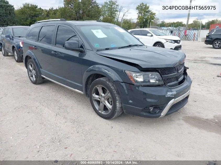 2017 Dodge Journey Crossroad Plus VIN: 3C4PDCGB4HT565975 Lot: 40565563