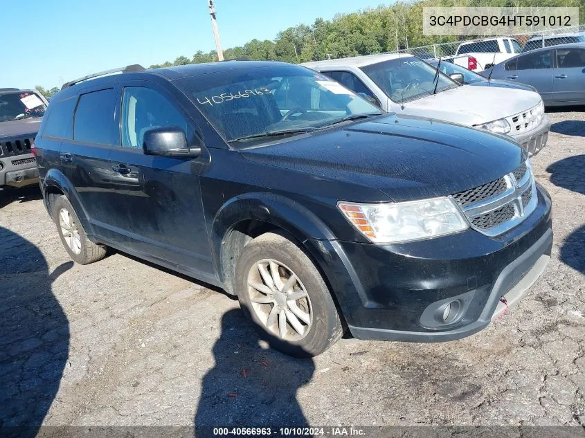 2017 Dodge Journey Sxt VIN: 3C4PDCBG4HT591012 Lot: 40566963