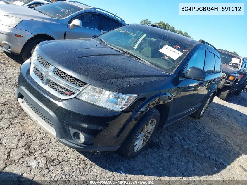 2017 Dodge Journey Sxt VIN: 3C4PDCBG4HT591012 Lot: 40566963