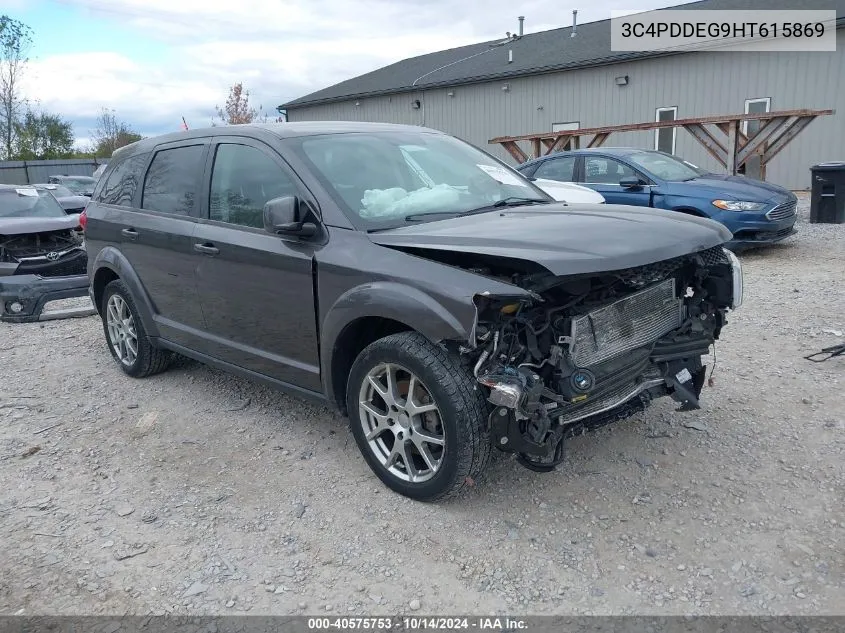 2017 Dodge Journey Gt Awd VIN: 3C4PDDEG9HT615869 Lot: 40575753