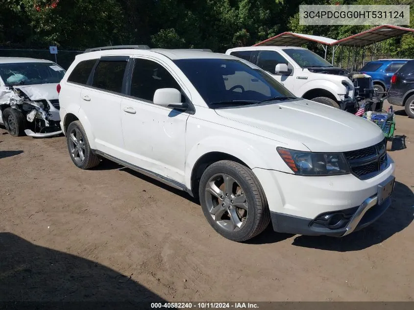 2017 Dodge Journey Crossroad VIN: 3C4PDCGG0HT531124 Lot: 40582240