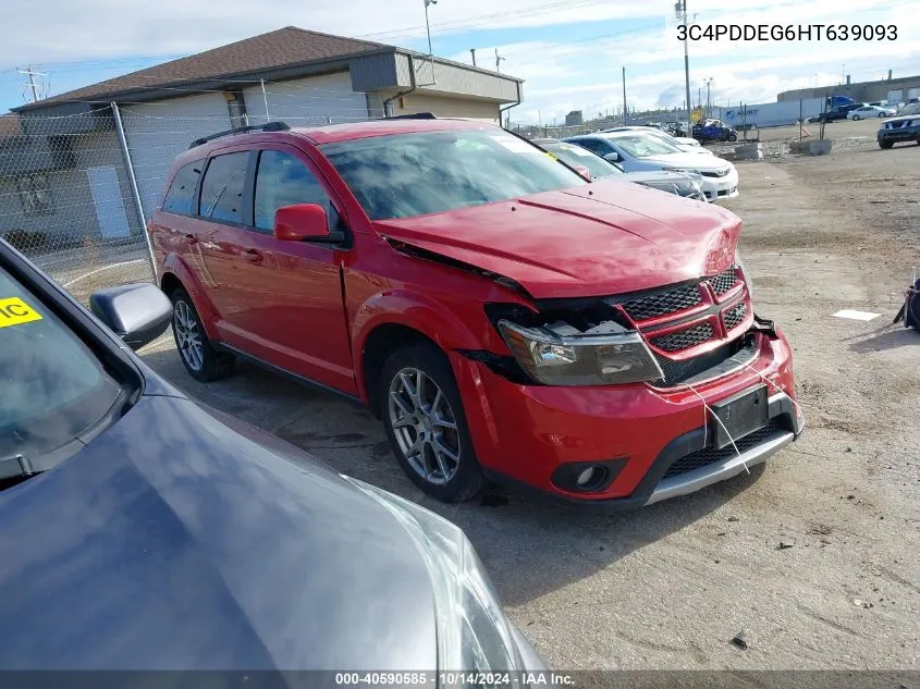 2017 Dodge Journey Gt VIN: 3C4PDDEG6HT639093 Lot: 40590585