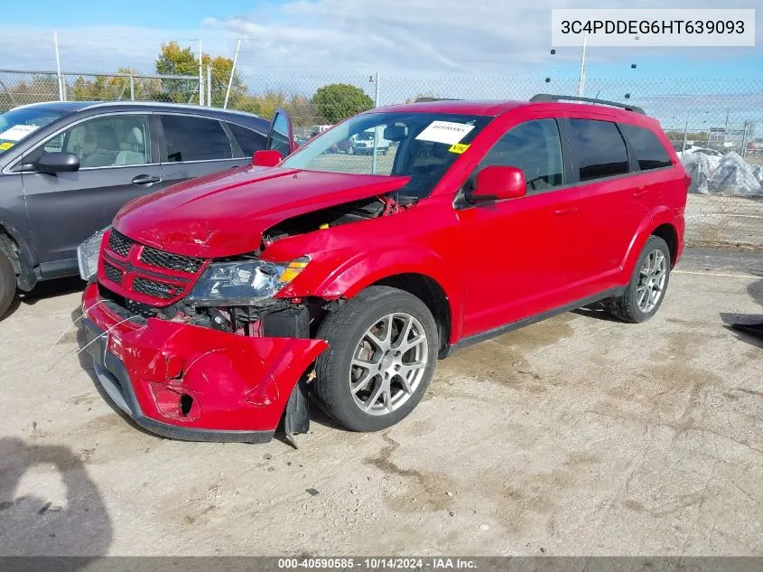 2017 Dodge Journey Gt VIN: 3C4PDDEG6HT639093 Lot: 40590585