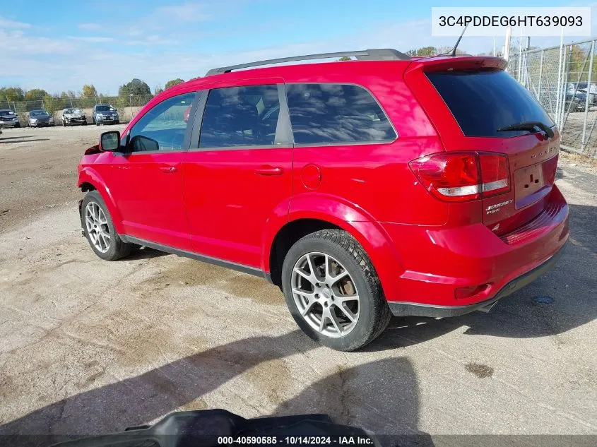 2017 Dodge Journey Gt VIN: 3C4PDDEG6HT639093 Lot: 40590585