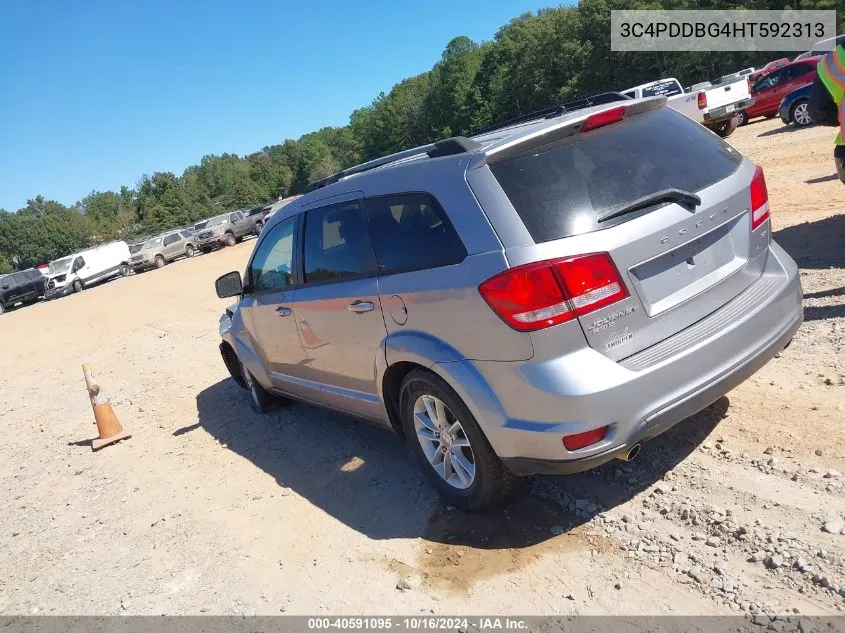 2017 Dodge Journey Sxt Awd VIN: 3C4PDDBG4HT592313 Lot: 40591095