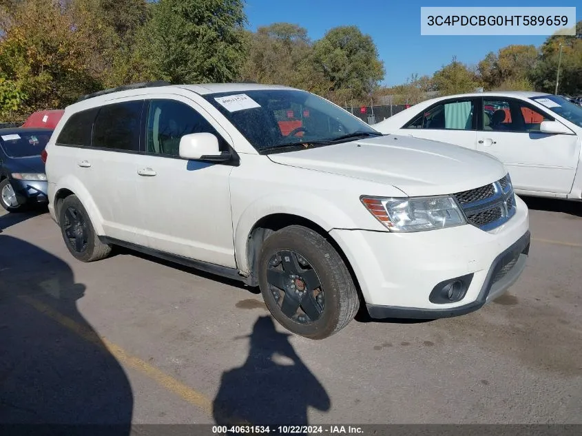 2017 Dodge Journey Sxt VIN: 3C4PDCBG0HT589659 Lot: 40631534