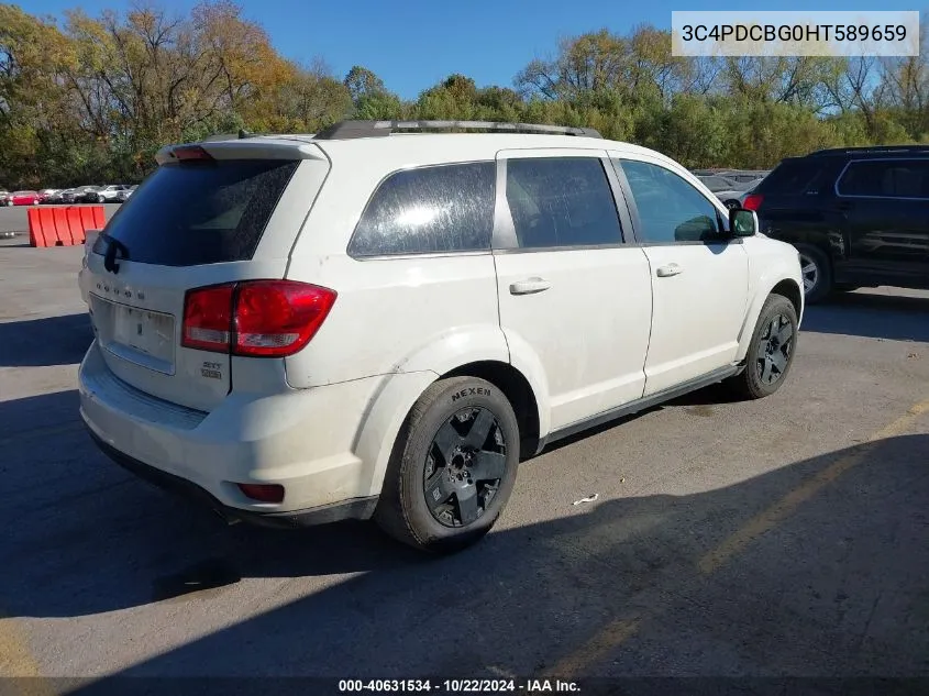 2017 Dodge Journey Sxt VIN: 3C4PDCBG0HT589659 Lot: 40631534