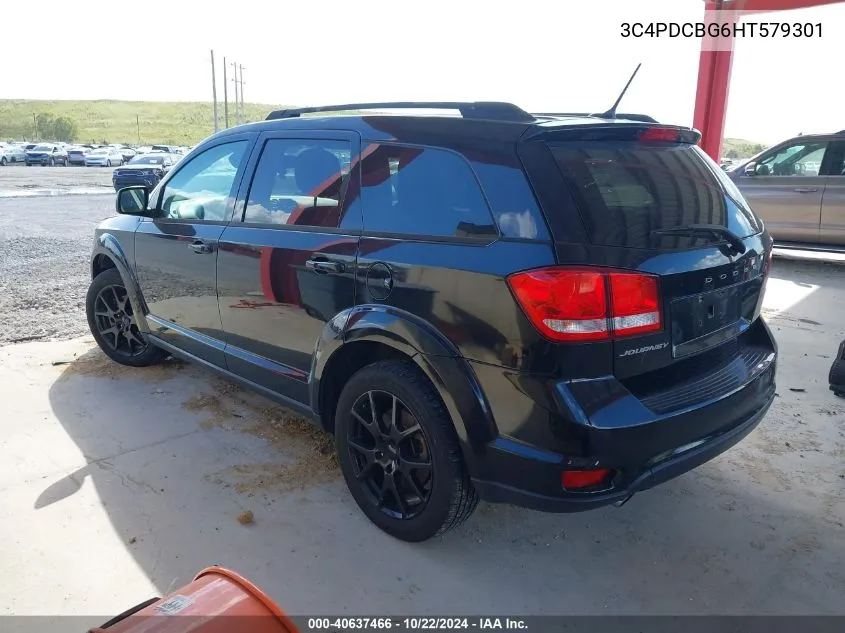 3C4PDCBG6HT579301 2017 Dodge Journey Sxt