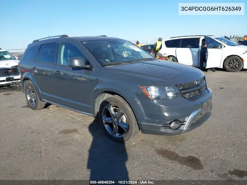 2017 Dodge Journey Crossroad VIN: 3C4PDCGG6HT626349 Lot: 40648204