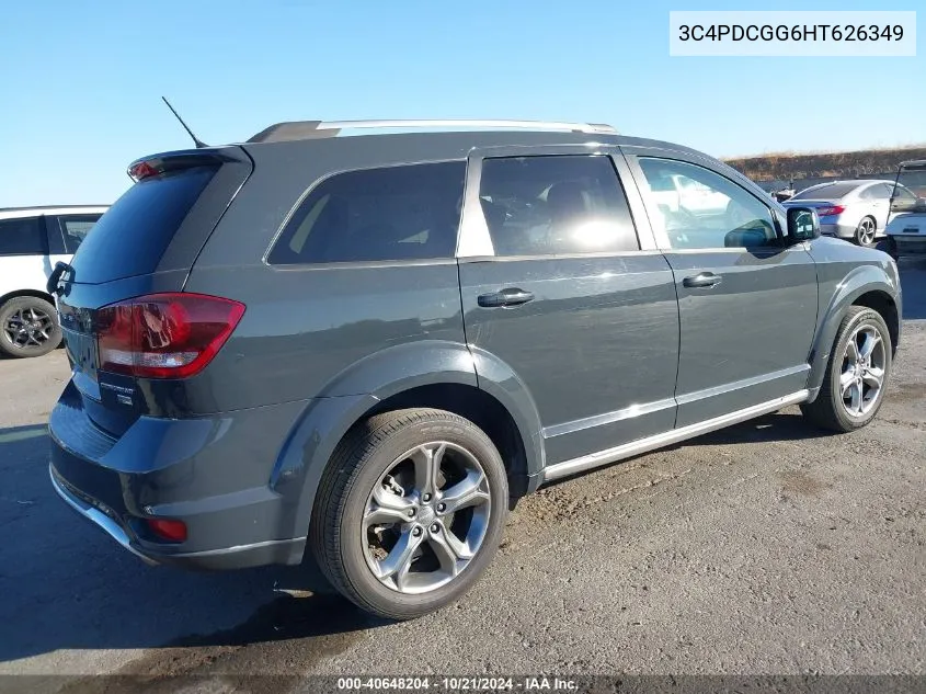 2017 Dodge Journey Crossroad VIN: 3C4PDCGG6HT626349 Lot: 40648204