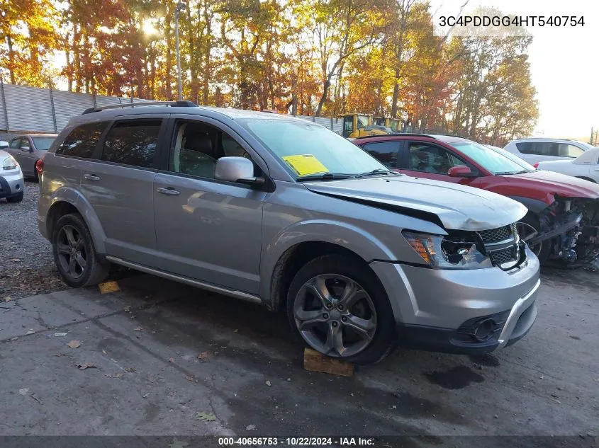 2017 Dodge Journey Crossroad Plus Awd VIN: 3C4PDDGG4HT540754 Lot: 40656753