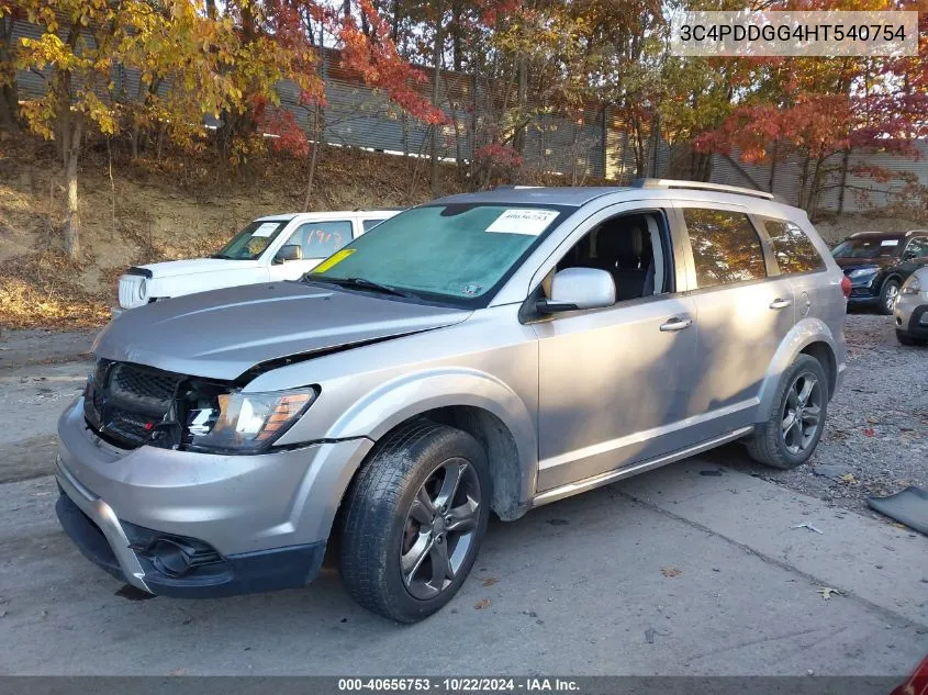 2017 Dodge Journey Crossroad Plus Awd VIN: 3C4PDDGG4HT540754 Lot: 40656753